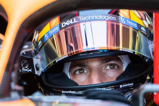 Daniel Ricciardo AUS, McLaren F1 Team 3 in Car, USA, Formula 1 Grand Prix of the USA, Circuit of the Americas Austin, 3 Free Practice, 22 10 2022 USA, Formula 1 Grand Prix of the USA, Circuit of the Americas Austin, 3 Free Practice, 22 10 2022 Austin Copyright: xEibner Memmlerx EP_MMR