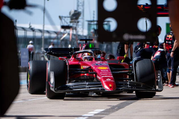 Charles Leclerc MCO, Scuderia Ferrari 16 at pit stop, USA, Formula 1 Grand Prix of the USA, Circuit of the Americas Austin, 3 Free Practice, 22 10 2022 USA, Formula 1 Grand Prix of the USA, Circuit of the Americas Austin, 3 Free Practice, 22 10 2022 Austin Copyright: xEibner Memmlerx EP_MMR