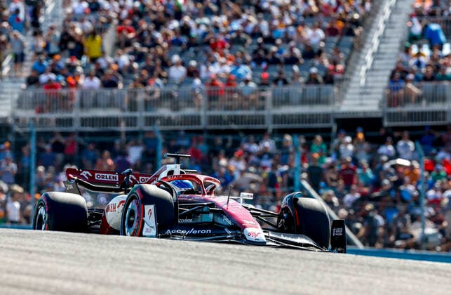 77 Valtteri Bottas FIN, Alfa Romeo F1 Team ORLEN , F1 Grand Prix of USA at Circuit of The Americas on October 22, 2022 in Austin, United States of America Photo by HOCH ZWEI Austin United States of America