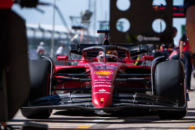 Charles Leclerc MCO, Scuderia Ferrari 16 at pit stop, USA, Formula 1 Grand Prix of the USA, Circuit of the Americas Austin, 3 Free Practice, 22 10 2022 USA, Formula 1 Grand Prix of the USA, Circuit of the Americas Austin, 3 Free Practice, 22 10 2022 Austin Copyright: xEibner Memmlerx EP_MMR
