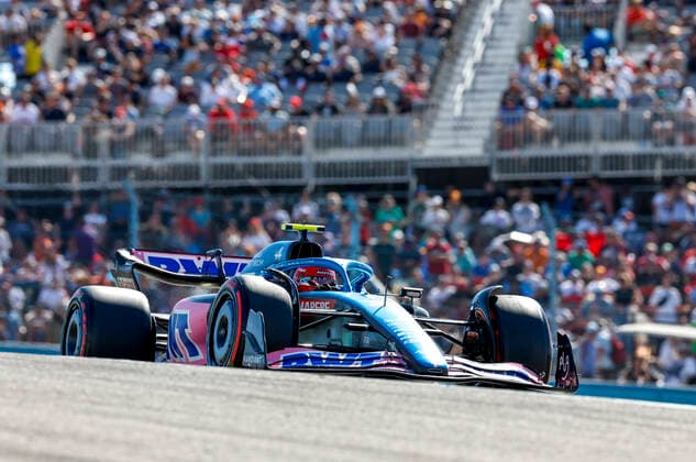 31 Esteban Ocon FRA, BWT Alpine F1 Team , F1 Grand Prix of USA at Circuit of The Americas on October 22, 2022 in Austin, United States of America Photo by HOCH ZWEI Austin United States of America
