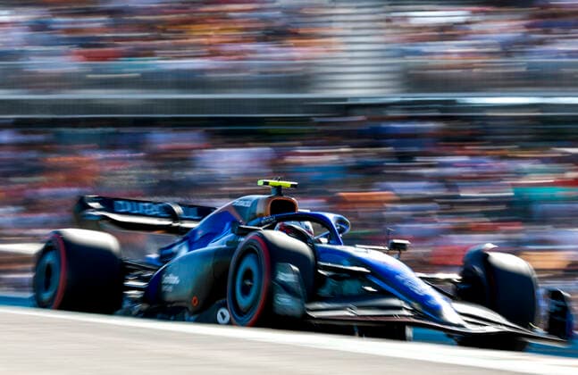 6 Nicholas Latifi CAN, Williams Racing , F1 Grand Prix of USA at Circuit of The Americas on October 22, 2022 in Austin, United States of America Photo by HOCH ZWEI Austin United States of America
