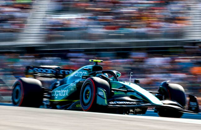 5 Sebastian Vettel DEU, Aston Martin Aramco Cognizant F1 Team , F1 Grand Prix of USA at Circuit of The Americas on October 22, 2022 in Austin, United States of America Photo by HOCH ZWEI Austin United States of America