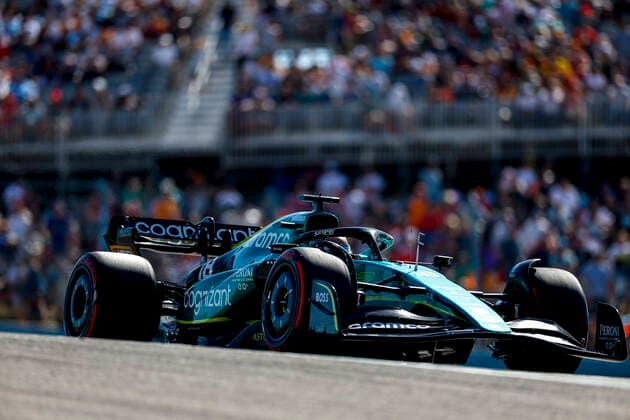 18 Lance Stroll CAN, Aston Martin Aramco Cognizant F1 Team , F1 Grand Prix of USA at Circuit of The Americas on October 22, 2022 in Austin, United States of America Photo by HOCH ZWEI Austin United States of America