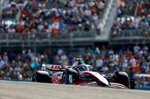 47 Mick Schumacher DEU, Haas F1 Team , F1 Grand Prix of USA at Circuit of The Americas on October 22, 2022 in Austin, United States of America Photo by HOCH ZWEI Austin United States of America