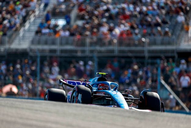 31 Esteban Ocon FRA, BWT Alpine F1 Team , F1 Grand Prix of USA at Circuit of The Americas on October 22, 2022 in Austin, United States of America Photo by HOCH ZWEI Austin United States of America