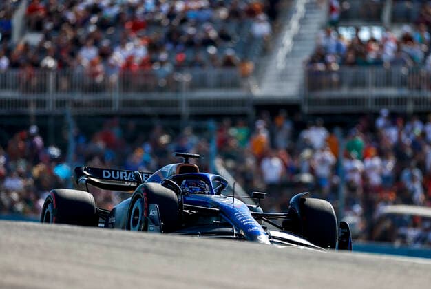 23 Alexander Albon THA, Williams Racing , F1 Grand Prix of USA at Circuit of The Americas on October 22, 2022 in Austin, United States of America Photo by HOCH ZWEI Austin United States of America