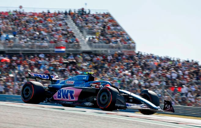 31 Esteban Ocon FRA, BWT Alpine F1 Team , F1 Grand Prix of USA at Circuit of The Americas on October 22, 2022 in Austin, United States of America Photo by HOCH ZWEI Austin United States of America