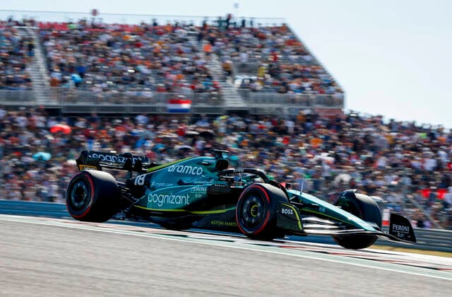 18 Lance Stroll CAN, Aston Martin Aramco Cognizant F1 Team , F1 Grand Prix of USA at Circuit of The Americas on October 22, 2022 in Austin, United States of America Photo by HOCH ZWEI Austin United States of America