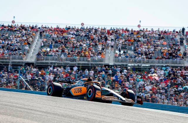 3 Daniel Ricciardo AUS, McLaren F1 Team , F1 Grand Prix of USA at Circuit of The Americas on October 22, 2022 in Austin, United States of America Photo by HOCH ZWEI Austin United States of America