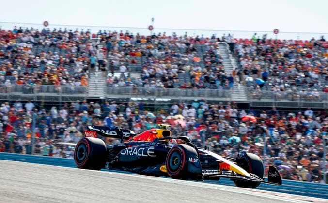 11 Sergio Perez MEX, Oracle Red Bull Racing , F1 Grand Prix of USA at Circuit of The Americas on October 22, 2022 in Austin, United States of America Photo by HOCH ZWEI Austin United States of America