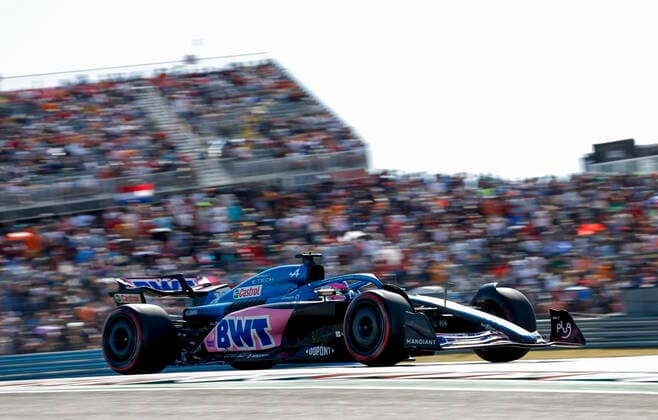 14 Fernando Alonso ESP, BWT Alpine F1 Team , F1 Grand Prix of USA at Circuit of The Americas on October 22, 2022 in Austin, United States of America Photo by HOCH ZWEI Austin United States of America