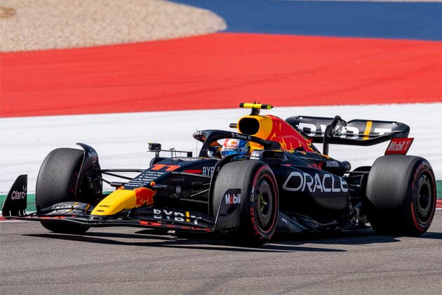 Oct 22, 2022.. Sergio Perez 11 for the Oracle Red Bull Racing team in action at the Formula 1 at Circuit of the Americas in Austin Texas. Austin USA - ZUMAc04_ 20221022_zaf_c04_133 Copyright: xRobertxBackmanx
