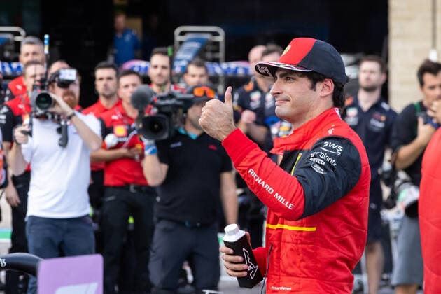 Formula 1, USA GP in Austin, Carlos Sainz takes pole position