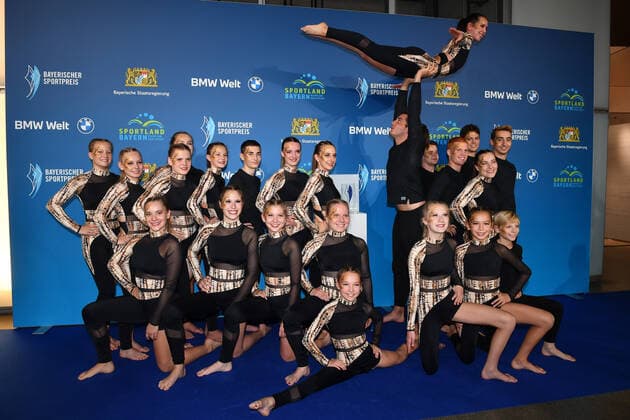 Showact award ceremony of the Bavarian Sports Award 2022 honor, award, prize BMW World Munich 22 October 2022