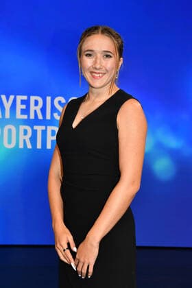Rebekka Haase Award of the Bavarian Sports Award 2022 honor, award, prize BMW World Munich 22 October 2022