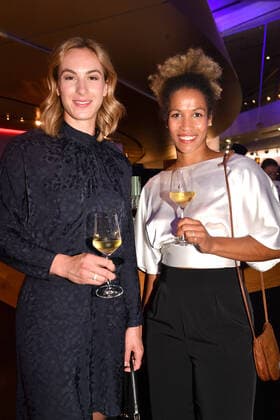 Alexandra Burghardt and Mariama Jamanka Bavarian Sports Award 2022 honor, award, prize BMW World Munich 22 October 2022