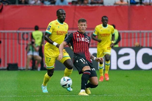 Ross Barkley (OGC Nice) FOOTBALL : OGC Nice vs FC Nantes - Ligue 1 Uber Eats - Nice - 23 10 2022 NorbertScanella Panoramic 