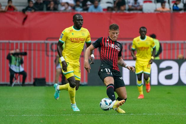 Ross Barkley (OGC Nice) FOOTBALL : OGC Nice vs FC Nantes - Ligue 1 Uber Eats - Nice - 23 10 2022 NorbertScanella Panoramic 