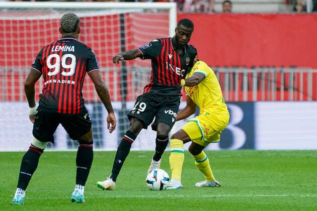 Nicolas Pepe (OGC Nice) FOOTBALL : OGC Nice vs FC Nantes - Ligue 1 Uber Eats - Nice - 23 10 2022 NorbertScanella Panoramic 