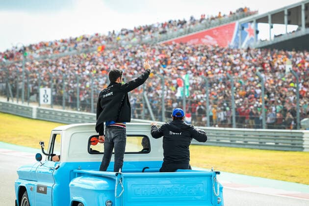 OCON Esteban (fra), Alpine F1 Team A522, ALONSO Fernando (spa), Alpine F1 Team A522, portrait during the Formula 1 Aramco United States Grand Prix 2022, 19th round of the 2022 FIA Formula One World Championship, WM, Weltmeisterschaft from October 21 to 23, 2022 on the Circuit of the Americas, in Austin, Texas - F1 - UNITED STATES GRAND PRIX 2022 - RACE DPPI Panoramic 20221023_G00D8078