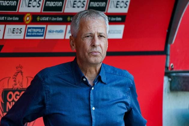Lucien Favre (entraineur de l OGC Nice) FOOTBALL : OGC Nice vs FC Nantes - Ligue 1 Uber Eats - Nice - 23 10 2022 NorbertScanella Panoramic 