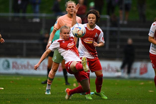 GERMANY, COLOGNE - OCTOBER 23, 2022: The match of Women Bundesliga 1.FC Koeln Frauen vs TSG 1899 Hoffenheim Frauen  Copyright: xVITALIIxKLIUIEVx