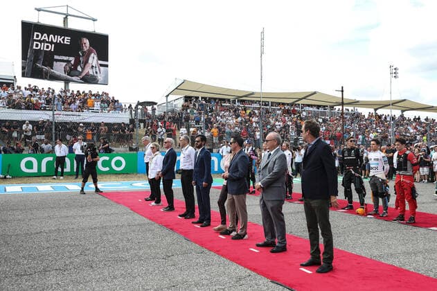 Formula 1, GP USA in Austin, commemoration of Dietrich Mateschitz