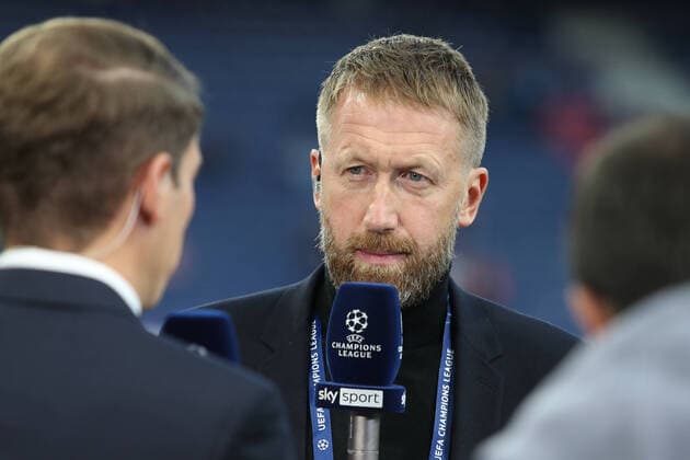 SOCCER - UEFA CL, RBS vs Chelsea SALZBURG,AUSTRIA,25.OCT.22 - SOCCER - UEFA Champions League, group stage, Red Bull Salzburg vs Chelsea FC. Image shows head coach Graham Potter (Chelsea).  GEPAxpictures xMathiasxMandl
