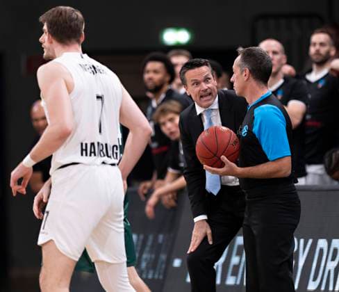 Head Coach Raoul Korner Towers 7Days EuroCup, Basketball, 2021 2022 season, Group A, Matchday 11 25 10 22, Hamburg, Veolia Towers Hamburg vs Slask Wroclaw, Â