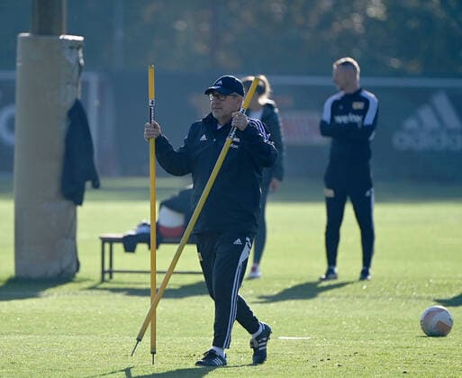 Football, men, season 2022 2023, Europa League, 1 FC Union Berlin, training before the Europa League match 1 FC Union Berlin SC Sporting Braga, in the picture coach Urs Fischer 1 FC Union , 26 10 2022, Copyright: xMatthiasxKochx