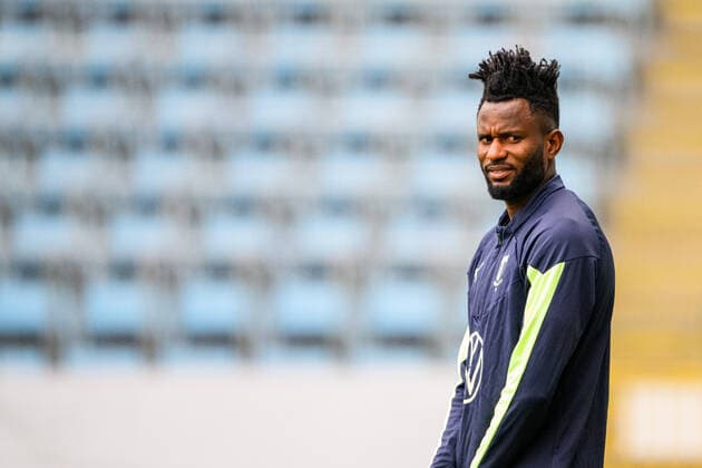221026 Emmanuel Lomotey during a training session with Malmö FF on October 26, 2022 in Malmö Photo Ludvig Thunman BILDBYRAN code LT LT0431 football football soccer fotball uefa europa league training practice training malmö ff bbeng,  Copyright: LUDVIGxTHUNMAN BB221026LT030