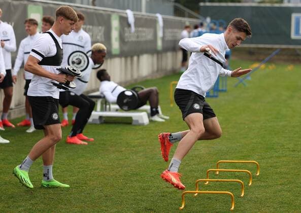 Football, EL, Sturm Graz, Training
