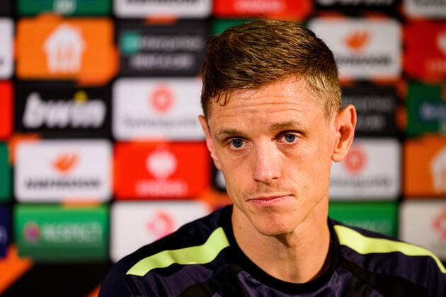 221026 Sören Rieks during a press conference with Malmö FF on October 26, 2022 in Malmö Photo Ludvig Thunman BILDBYRAN code LT LT0432 football football soccer fotball uefa europa league press conference press conference malmö ff bbeng,  Copyright: LUDVIGxTHUNMAN BB221026LT059