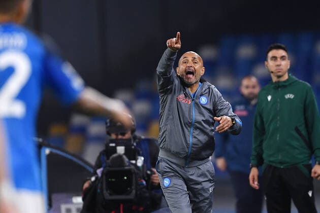 Luciano Spalletti coach of SSC Napoli during the UEFA Champions League match between Napoli and Rangers FC at Stadio Diego Armando Maradona, Naples, Italy on 26 October 2022. Photo by Nicola Ianuale. Naples Stadio Diego Armando Maradona Naples Italy Copyright: xNicolaxIanualex SP24-454-001