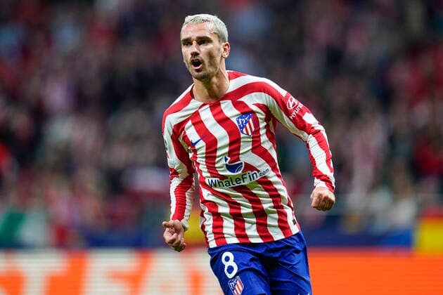 ESP: Atletico de Madrid - Bayer 04 Leverkusen. UEFA Champions League, Group B. Date 5 Antoine Griezmann of Atletico de Madrid during the UEFA Champions League match, group B between Atletico de Madrid and Bayer 04 Leverkusen played at Civitas Metropolitano Stadium on October 26, 2022 in Madrid, Spain. kpng Copyright: xSergioxRuizx xPRESSINx PS_221026_095
