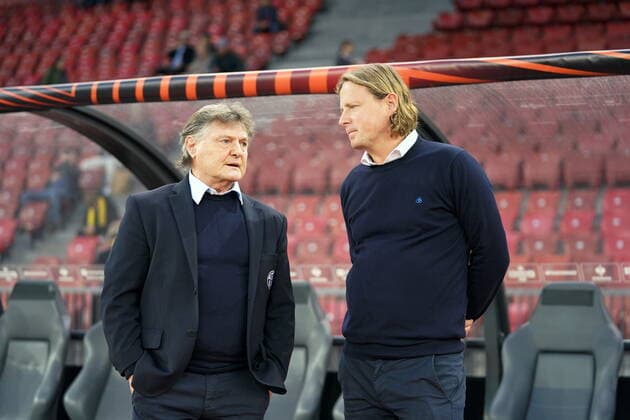 Photo Manuel Geisser 27 10 2022 football men season 2022 2023 UEFA Europa League FC Zuerich FK Bodoe Glimt picture conductor Ancillo Canepa president Bo Henriksen coach FC Zuerich