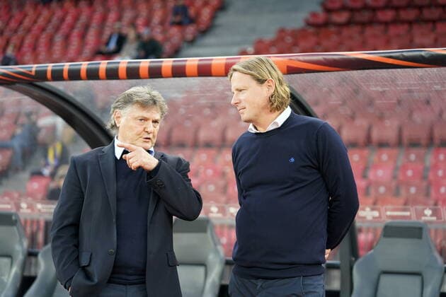 Photo Manuel Geisser 27 10 2022 football men season 2022 2023 UEFA Europa League FC Zuerich FK Bodoe Glimt picture conductor Ancillo Canepa president Bo Henriksen coach FC Zuerich