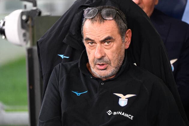 Maurizio Sarri coach (SS Lazio) during the UEFA Europa League 2022-2023 football match between SS Lazio and FC Midtjylland at The Olympic Stadium in Rome on 27 October 2022.  Copyright: xFabrizioxCorradettix xipa-agencyx xLivexMediax 0