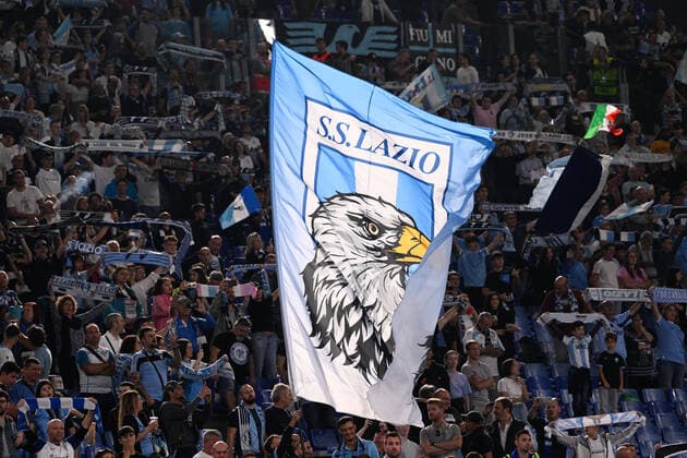 SS Lazio fans during the UEFA Europa League 2022-2023 football match between SS Lazio and FC Midtjylland at The Olympic Stadium in Rome on 27 October 2022.  Copyright: xFabrizioxCorradettix xipa-agencyx xLivexMediax 0