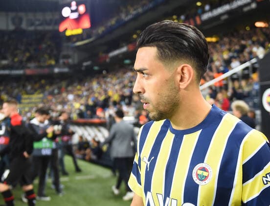 Irfan Can Kahveci of Fenerbahce during the UEFA Europa League group B match between Fenerbahce and Stade Rennes at Ulker Sukru Saracoglu Stadium in Istanbul, Turkey on October 27, 2022. ( Photo by Seskimphoto ) 