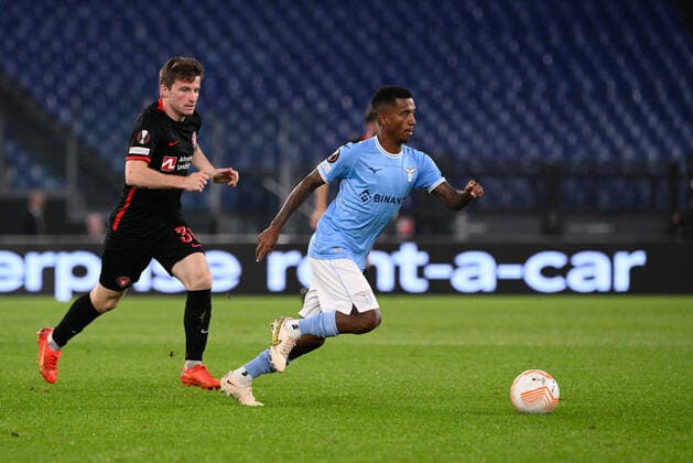 SS Lazio v FC Midtjylland: Group F - UEFA Europa League Marcos Antonio (SS Lazio) during the UEFA Europa League 2022-2023 football match between SS Lazio and FC Midtjylland at The Olympic Stadium in Rome on 27 October 2022. Rome Italy  Copyright: xFabrizioxCorradettix originalFilename:livemedia-sslaziov221027_npYHZ.jpg
