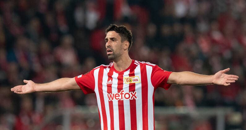 Football, Men, 2022 2023 season, Europa League group stage, Group D, Matchday 5 , 1 FC Union Berlin SC Braga, Rani Khedira 1 FC Union Berlin , 27 10 2022, Copyright: xSebastianxRäppold MatthiasxKochx