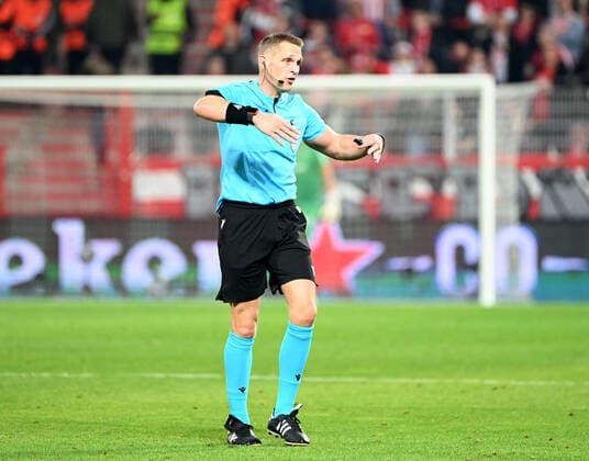 Football, Men, Season 2022 2023, Europa League Group D, Matchday 5 1 FC Union Berlin SC Sporting Braga, Referee Craig Pawson ENG , 27 10 2022, Copyright: xMatthiasxKochx
