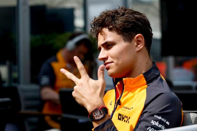 4 Lando Norris GBR, McLaren F1 Team , F1 Grand Prix of Mexico at Autodromo Hermanos Rodriguez on October 27, 2022 in Mexico City, Mexico Photo by HOCH ZWEI Mexico City Mexico