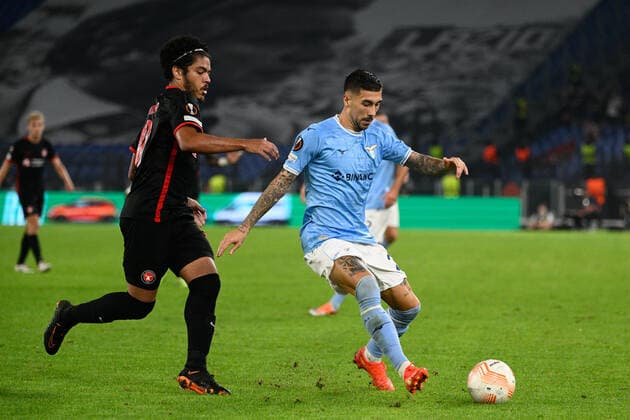 October 27, 2022, Rome, Italy: Mattia Zaccagnil during the UEFA Europa League 2022-2023 football match between SS Lazio and FC Midtjylland at The Olympic Stadium in Rome on 27 October 2022. football Europa League match - SS Lazio vs FC Midtjylland, Rome, Italy  - ZUMAl164 20221027_zsa_l164_086 Copyright: xFabrizioxCorradettix
