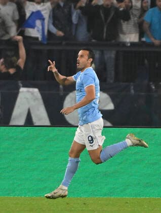 October 27, 2022, ROME, ITALY: Lazios Pedro Ramirez jubilates after scoring the 2-1 gol during Europa League Group F soccer match between SS Lazio and FC Midtjylland at Stadio Olimpico in Rome, Italy, 27 October 2022. ANSA MAURIZIO BRAMBATTI ROME ITALY - ZUMAa110 20221027_zaf_a110_064 Copyright: xMaurizioxBrambattixBtx