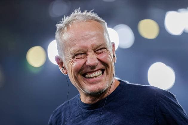 Sport Themen der Woche KW43 Sport Bilder des Tages Christian Streich (SC Freiburg, Trainer) im Interview , GER, SC Freiburg vs. Olympiacos FC, Fussball, UEFA Europa League, 5. Spieltag, Gruppenphase, 27.10.2022 GER, SC Freiburg vs. Olympiacos FC, Fussball, UEFA Europa League, 5. Spieltag, Gruppenphase, 27.10.2022 Freiburg im Breisgau *** Christian Streich SC Freiburg, coach interview , GER, SC Freiburg vs Olympiacos FC, soccer, UEFA Europa League, matchday 5, group stage, 27 10 2022 GER, SC Freiburg vs Olympiacos FC, soccer, UEFA Europa League, matchday 5, group stage, 27 10 2022 Freiburg im Breisgau, Germany Copyright: xEibner-Pressefoto GrantxHubbsx EP_GHS