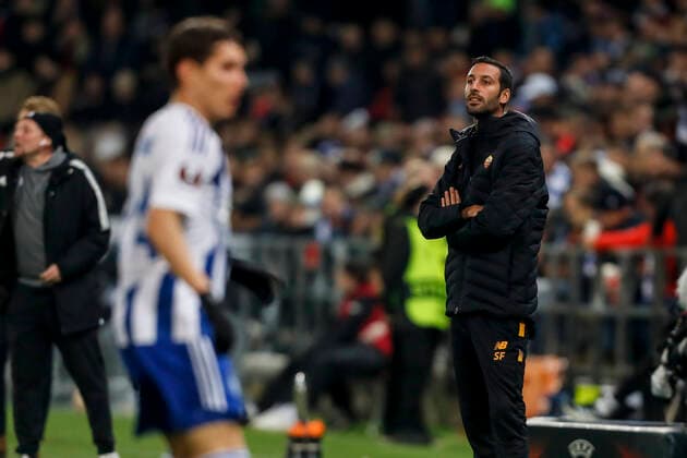 Coach José Mourinho of Roma during the UEFA Europa League football Group C match between HJK Helsinki - As Roma at the Bolt Arena on October 27. 2022 in Helsinki, Finland. (Kalle Parkkinen Newspix24)  Copyright: xKallexParkkinenx np24_KPC6632