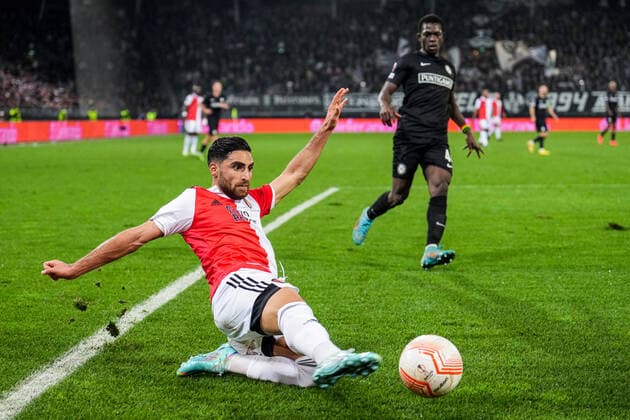UEFA Europa League: SK Sturm Graz v Feyenoord Graz - Alireza Jahanbakhsh of Feyenoord during the match between SK Sturm Graz v Feyenoord at Stadion Graz-Liebenau on 27 October 2022 in Graz, Austria. Copyright: xTomxBodex